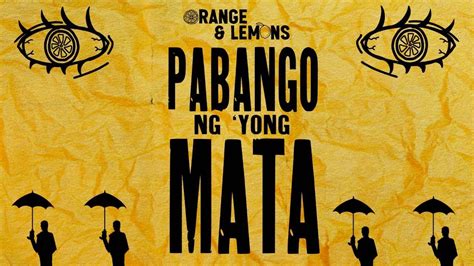 baccarat mong pabango lyrics|Orange & Lemons – Pabango Ng 'Yong Mata Lyrics .
